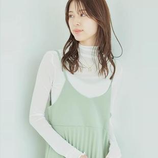 春秋百搭单穿叠穿B20301 打底衫 日单ray cassin网纱上衣两面穿长袖