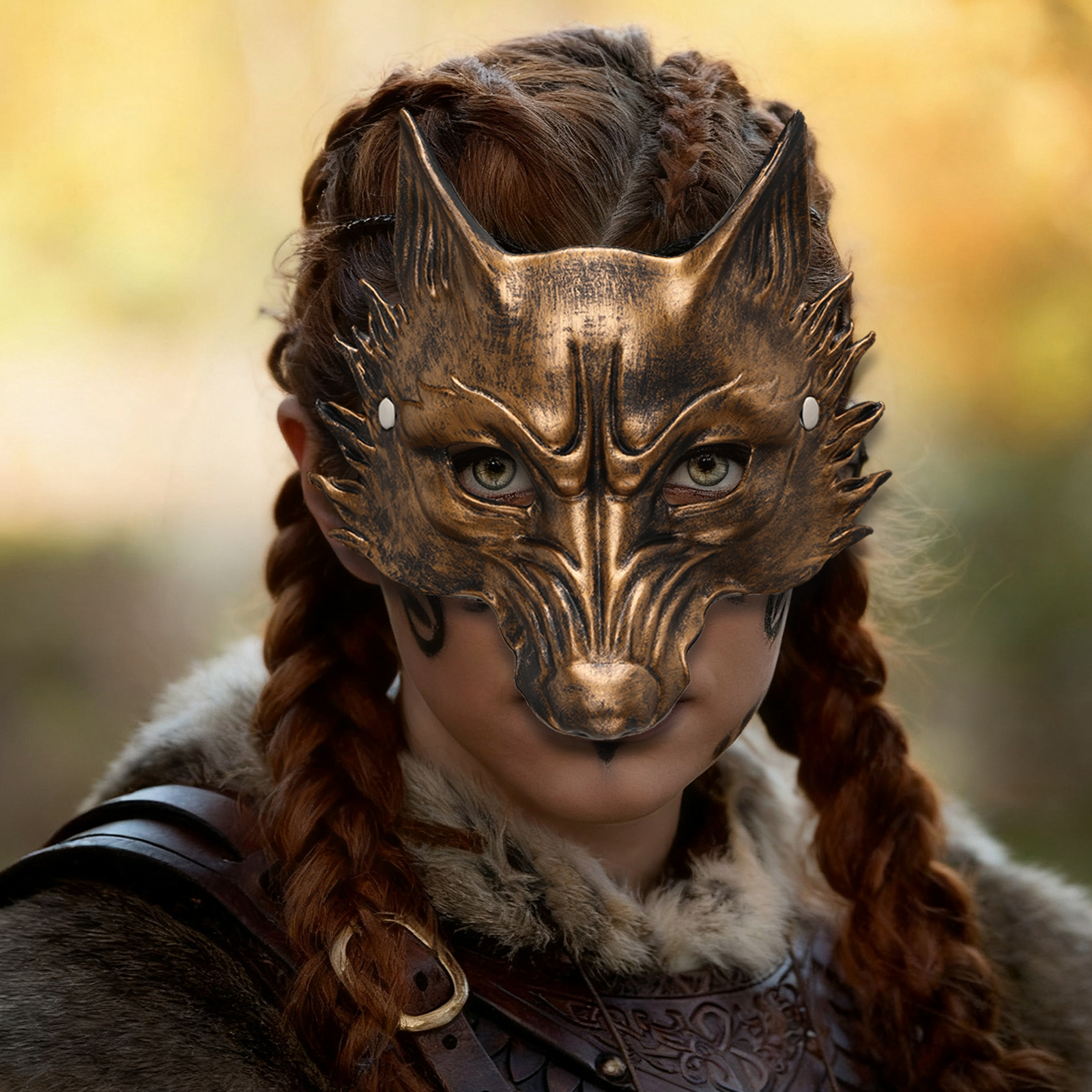 外贸热销mardi gras万圣节面具舞会狂欢派对PU发泡3D动物狐狸面罩