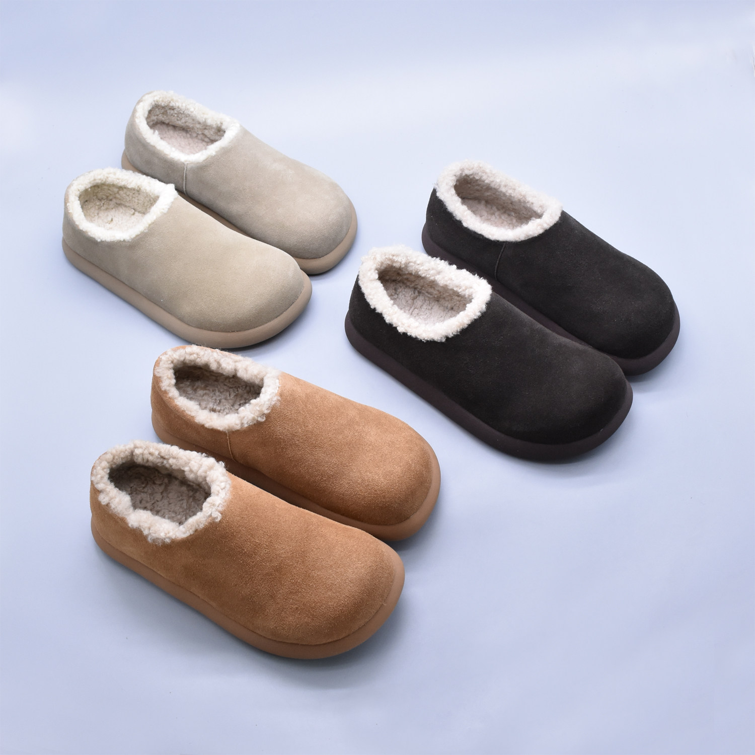 纯羊毛~超舒适小土豆全包勃肯鞋包头雪地靴保暖加棉毛毛鞋女鞋,女鞋,时尚雪地靴,淘宝优惠券,粉丝福利购,淘宝优惠卷