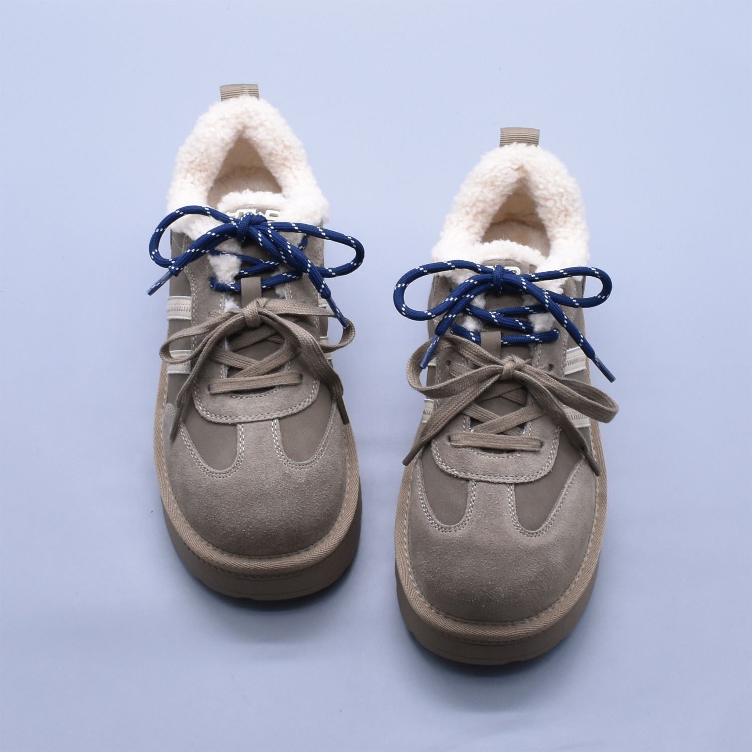 实体好货冬季老爹鞋网面休闲运动鞋百搭韩版增高软底加绒女德训鞋