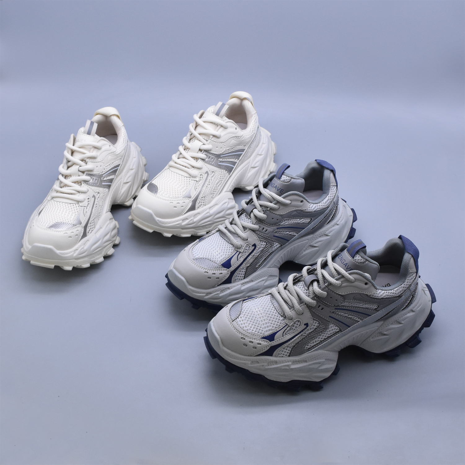 秋季新款百搭厚底老爹鞋网面休闲运动鞋韩版洋气增高软底女鞋包邮