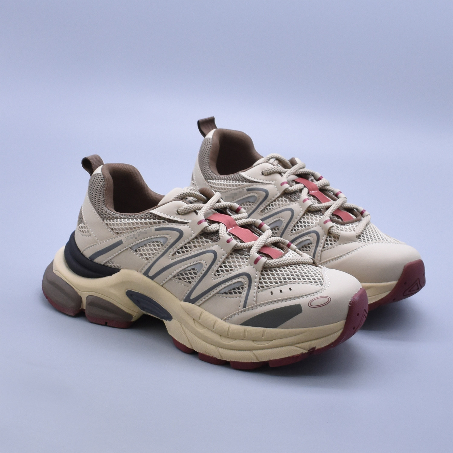 夏季透气软底轻便透气运动老爹鞋女休闲百搭户外徒步鞋露营登山鞋