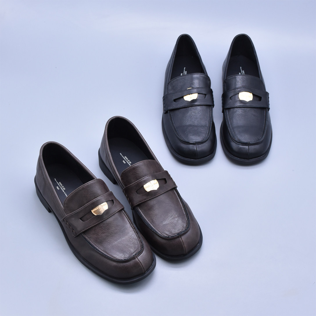 百搭显瘦软底英伦风爆款金币女鞋一脚蹬牛皮单鞋擦色休闲乐福鞋潮,女鞋,乐福鞋（豆豆鞋）,淘宝优惠券,粉丝福利购,淘宝优惠卷