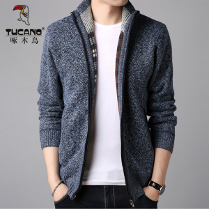 啄木鸟男装秋季新款针织外套