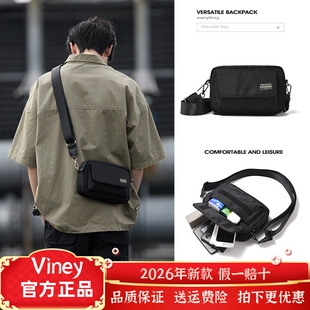 viney斜挎包男单肩包男包小背包小包运动休闲学生工装风便携通勤