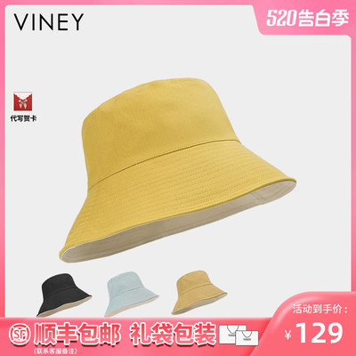 Viney帽子女2024新款渔夫