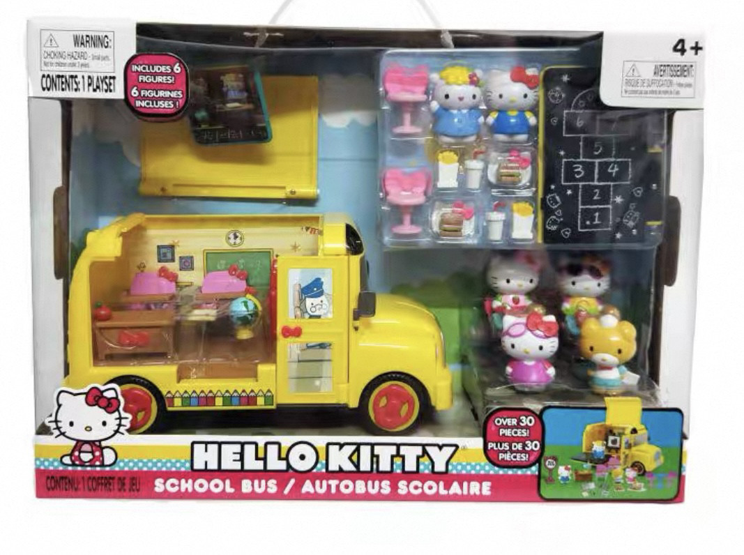 Hello Kitty Grand Rescue Adventure Playset - Airplane, Bus, Truck Fun! - Product image 3