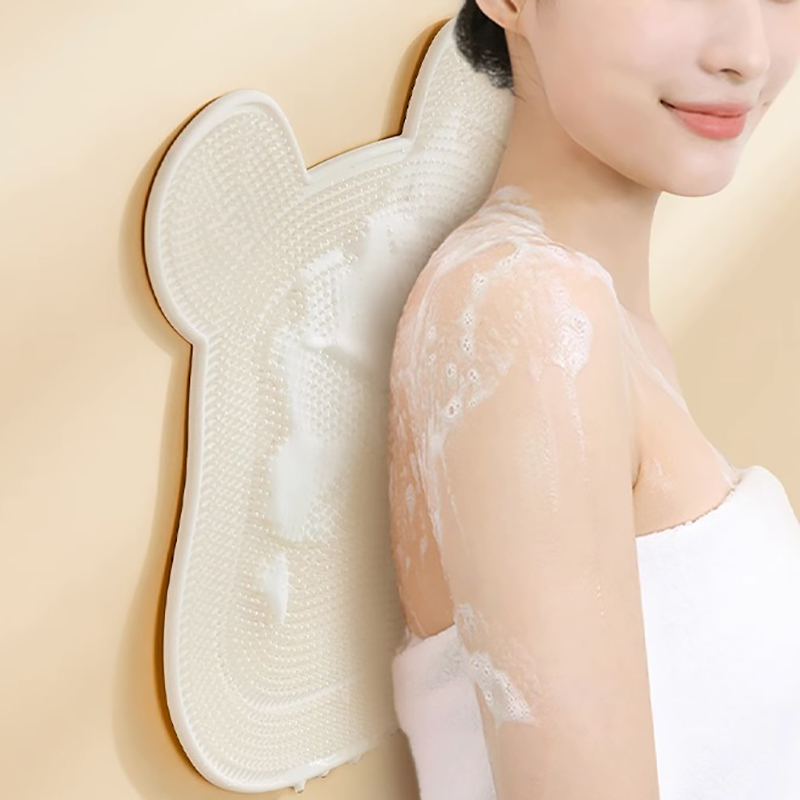 洗澡搓背神器懒人搓澡墙贴后背不求人强力硅胶按摩垫擦背部刷脚垫