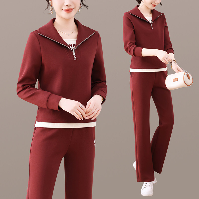 高档名牌休闲运动服套装女新款2026爆款时尚洋气春秋款穿搭一整套