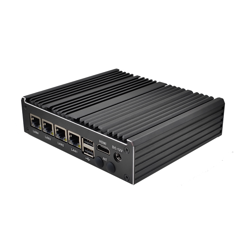 全新j4125软路由2.5g四口家用迷你工控机