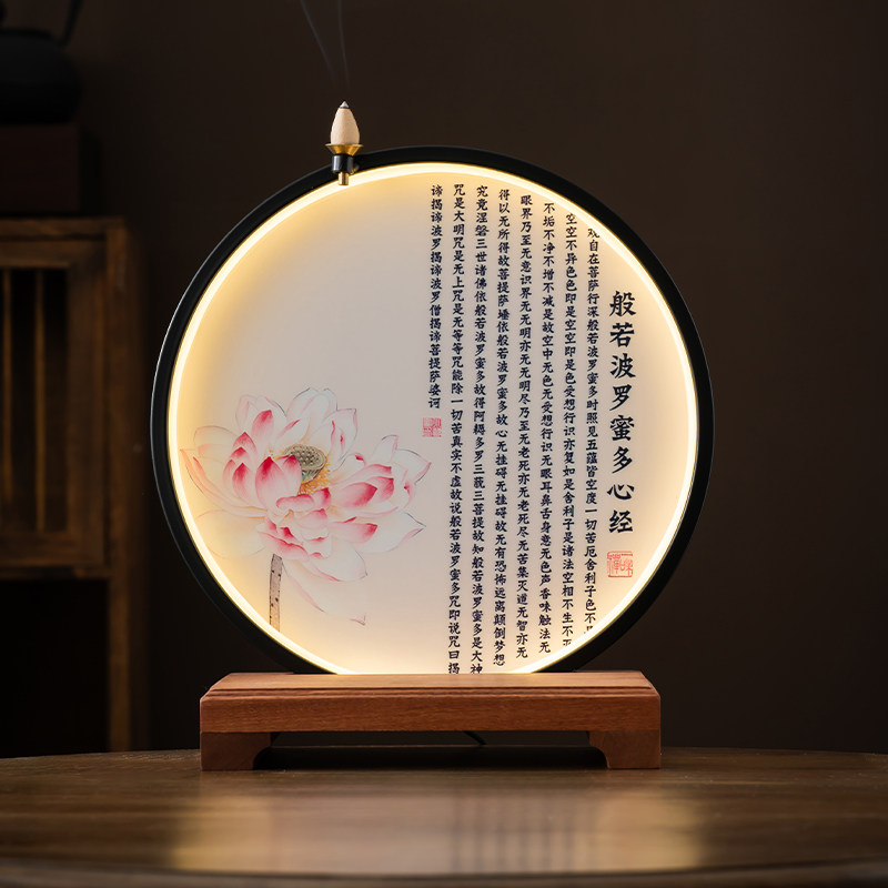 发光LED灯佛龛背景灯佛像展示台