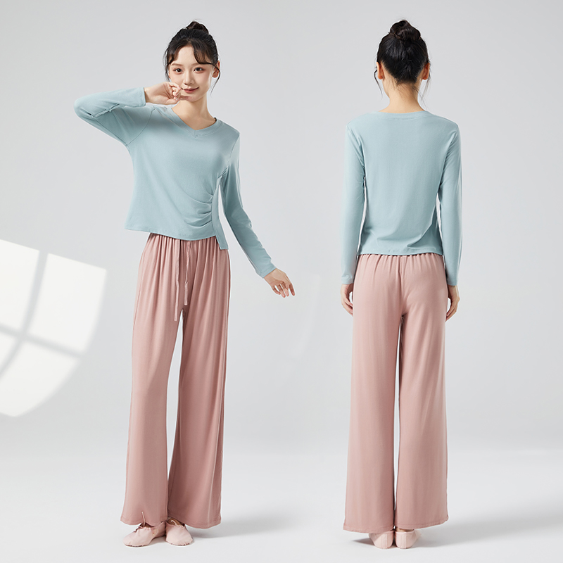 静悦星新款秋冬现代舞练功服上衣