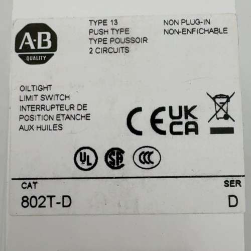 （议价)802T-D罗克韦尔AB802TD