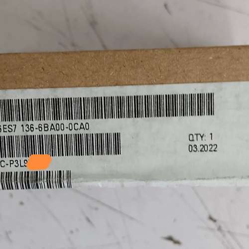 （议价)6ES7 136-6BA00-0CA0模块未开