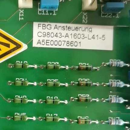 （议价)C98043-A1603-L41-5  A5E00078