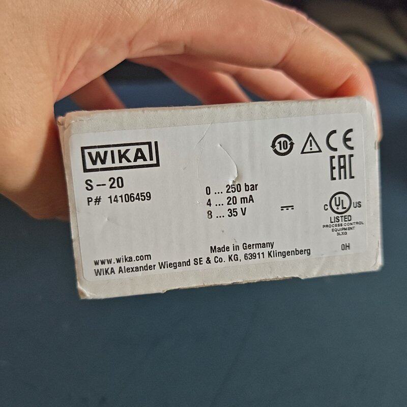 WIKA压力传感器，S-20，0…250bar(议价)图片