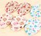 2 PAIRS OF LATEX FOREFOOT PADS SILICONE FRONT FOOT PADS COMFORTABLE AND BREATHABLE PURE COTTON FRONT PADS LEATHER HALF PADS FULL OF