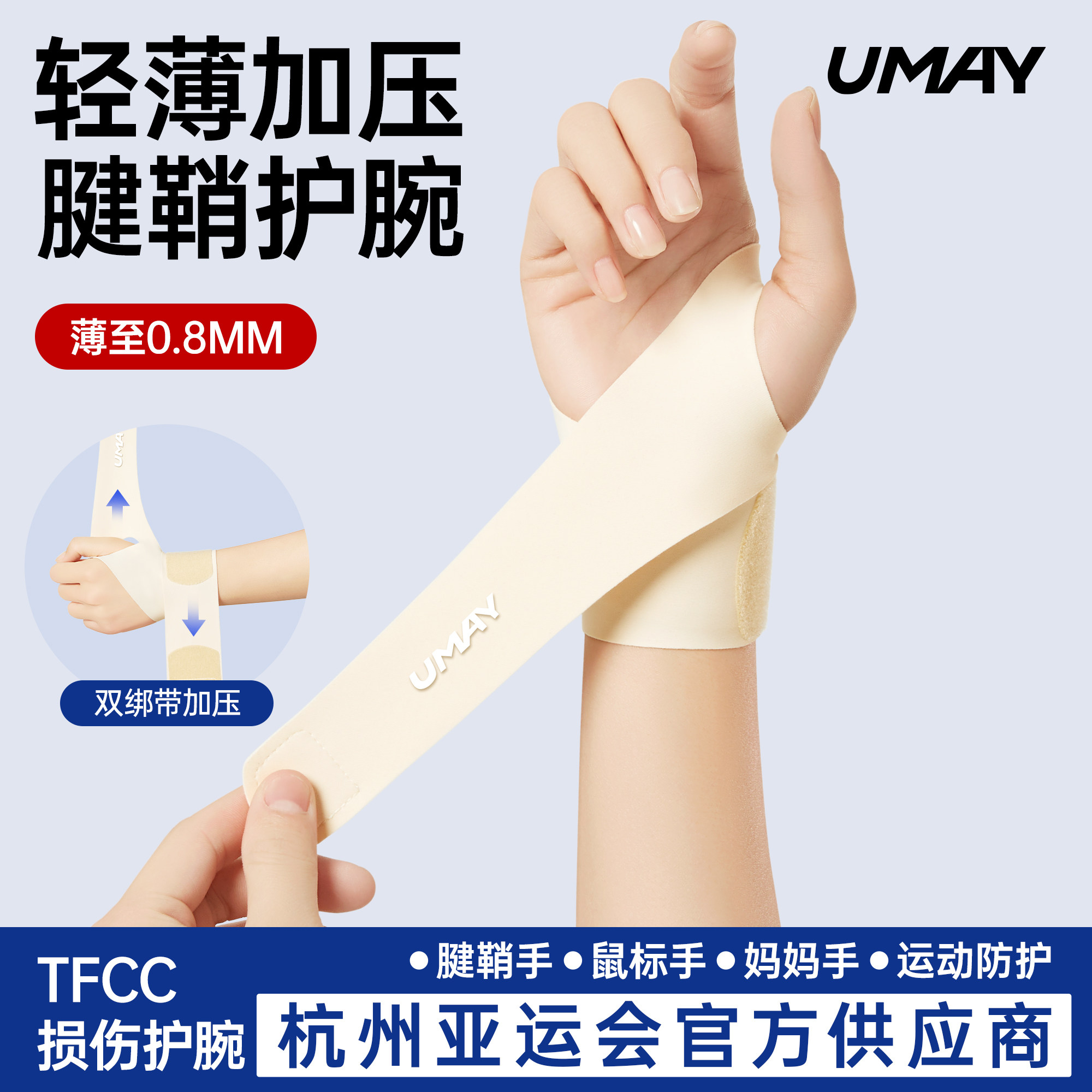 佑美医用腱鞘扭伤缓痛固定运护腕图片