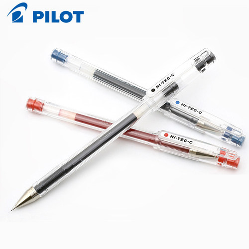 塑料中性笔PILOT/百乐针管式盖帽