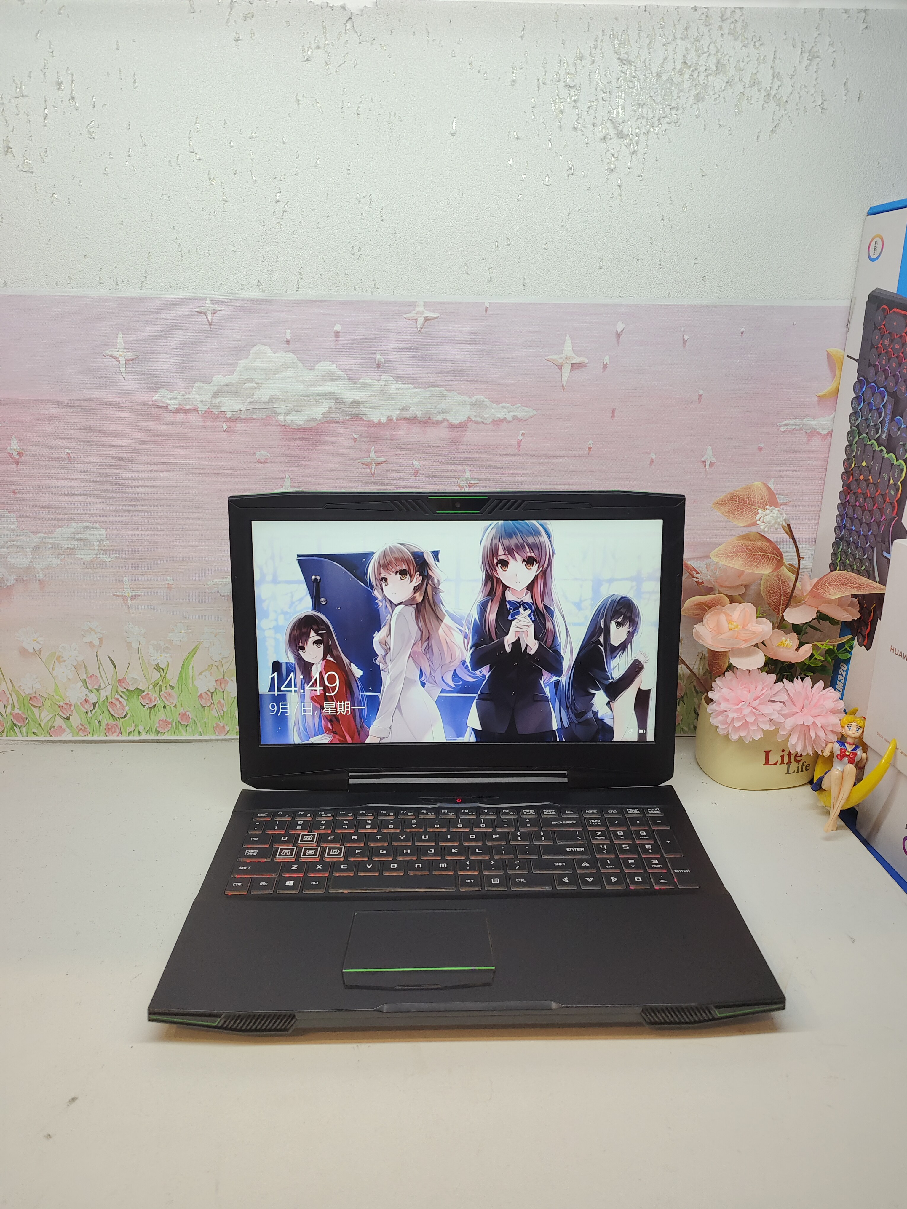 二手神舟GE5S游戏本笔记本电脑7代i7四核，GTX1060 6G独显15.5寸图片