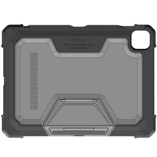 肥熊EDC战术适用苹果iPadPro11寸M5 2025款2024 M4/2022/2021/2020防摔保护套防弯外壳军事风格保护壳