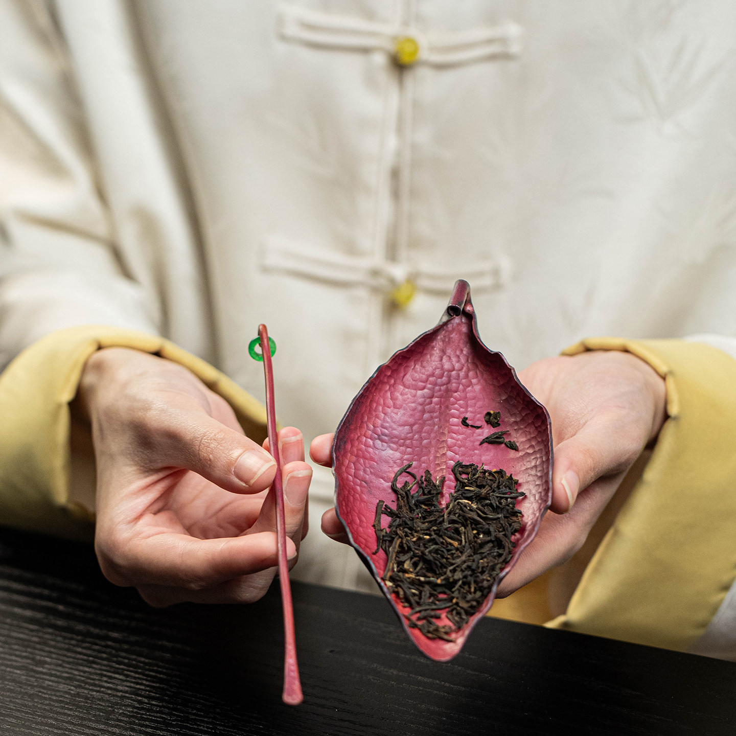 紫铜茶则茶拨禅意赏茶取茶功夫茶具茶道配件茶勺茶荷茶匙香盘香座图片