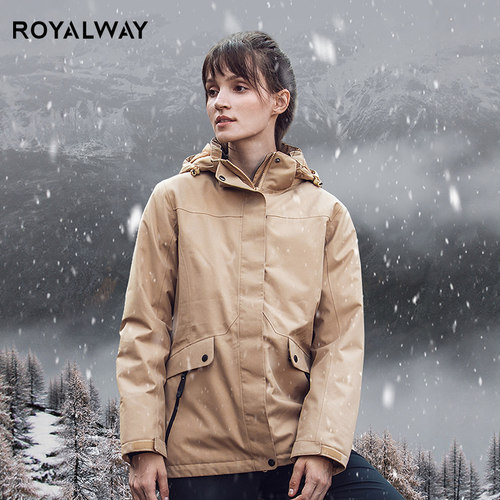 ROYALWAY美户男女防寒棉服外套