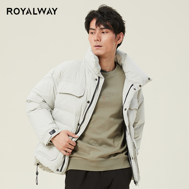 立领羽绒服ROYALWAY防风男