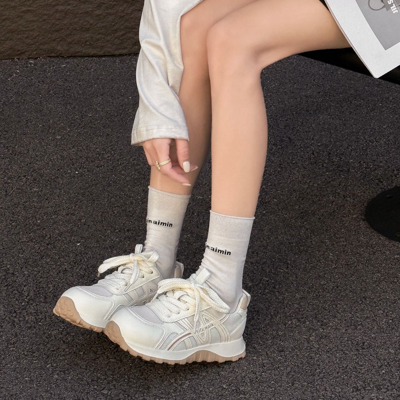 大码41--43女鞋2026春季新款厚底单鞋女轻便老爹鞋真皮休闲小白鞋,女鞋,时尚休闲鞋,淘宝优惠券,粉丝福利购,淘宝优惠卷