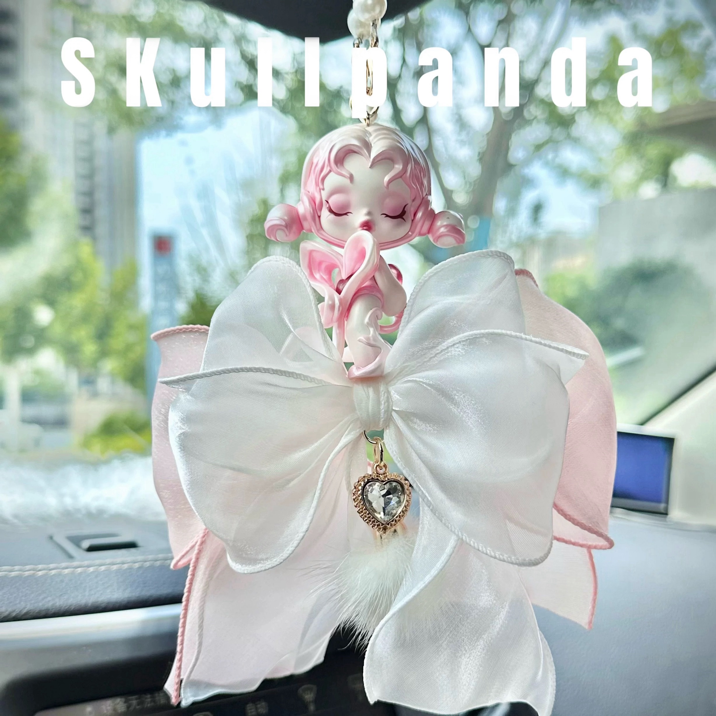 SP声音系列泡泡玛特车载后视镜装饰挂件diy手工高级创意女神礼物