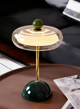 2026新款台灯卧室床头灯轻奢高级感复古氛围主卧充电ins风蘑菇灯