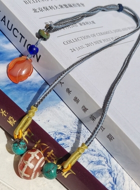 西亚镶蚀旁系锁骨古董珠宝配饰