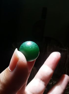 11541汉传老绿玉髓时光珍玩