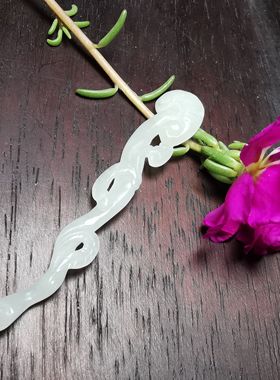 13402民国和田玉如意