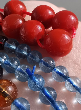 11805  凉山南红散珠单颗