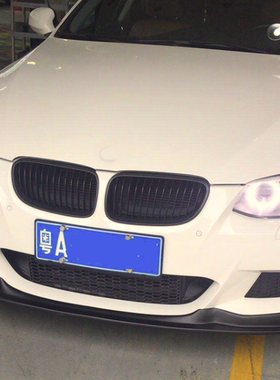 适用于宝马3系E92E93 MTECH碳纤维前唇前扰流E92 MTECH前下巴头铲