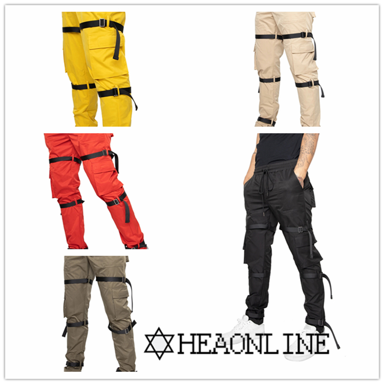 【hea】美国代购eptm工装裤男ins潮牌束脚直筒港风超火秋冬buckle