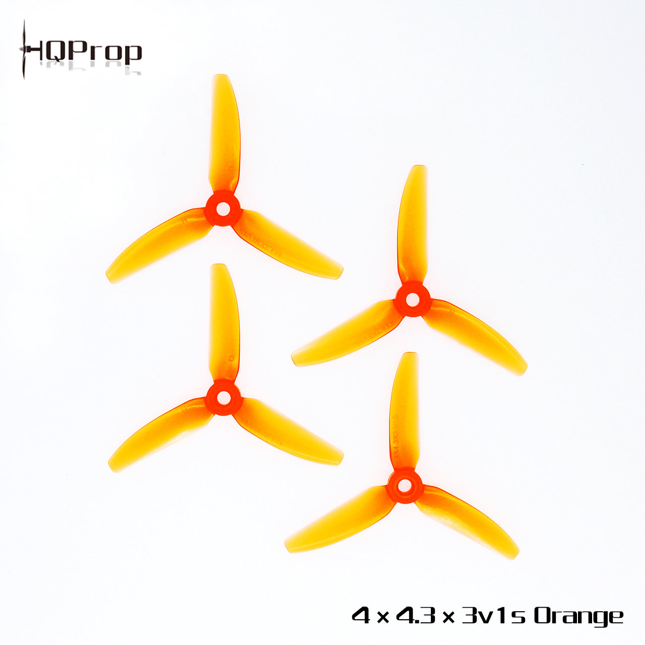 HQProp DP4X4.3X3V1S-PC HQ4043桨叶 4043竞速桨叶 4寸穿越机 4寸