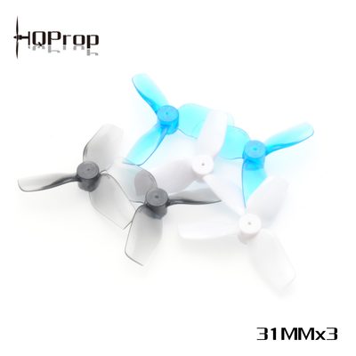 HQ Micro Whoop Prop 31MMX3 (2CW+2CCW)-Poly Carbonate-1MM Sha