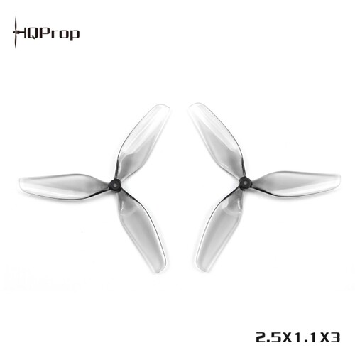 HQProp 2.5X1.1X3 2.5英寸3叶桨 1.2mm孔径 2.5寸小穿越机桨叶