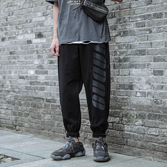 休閒褲子寬鬆小腳褲潮流長褲（100%棉）
