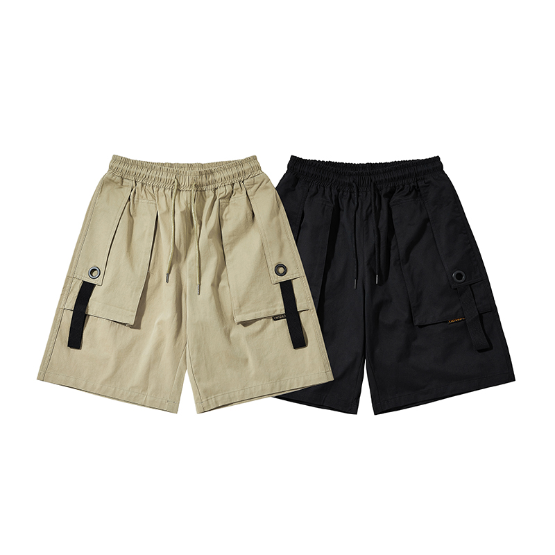 2021 summer new large pocket tooling shorts for men (100% cotton)