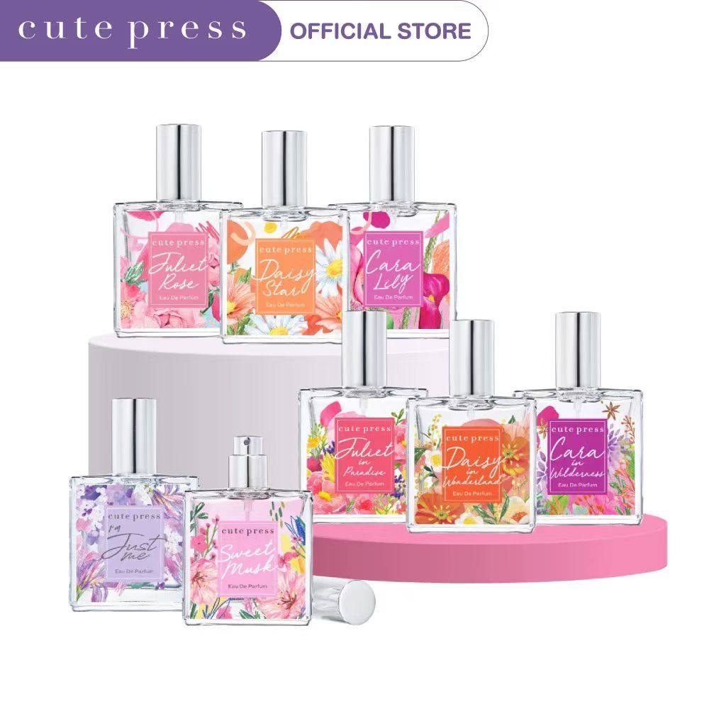 泰国CUTE PRESS香水YAYA MAI新品玫瑰紫罗兰朱丽叶香水精装