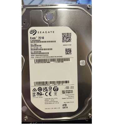 华为原厂 ST4000NM000B全新 希捷 4T 7.2K SATA服务器硬盘