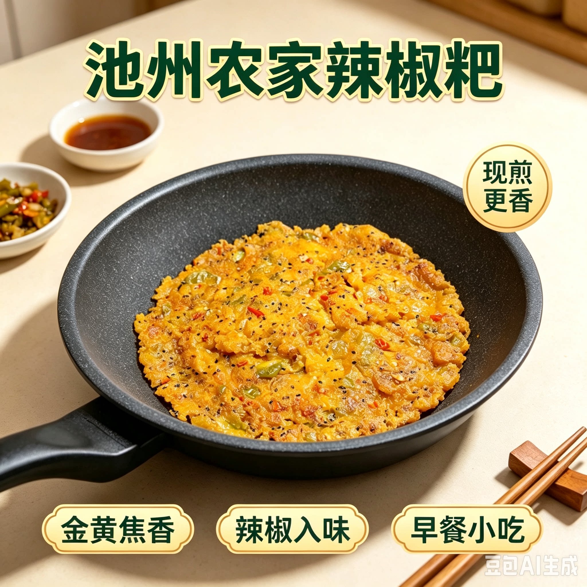 池州特产农家特色手工自制米粉辣椒粑 辣椒炸 剁椒下饭菜3份包邮