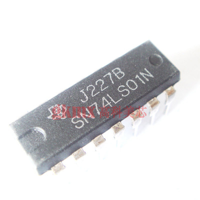 IC集成电路SN74LS01N DIP14输入积极与非盖茨4.5元/PCS