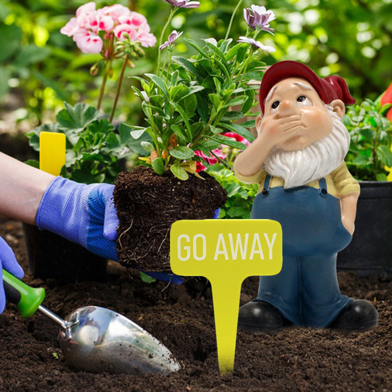 跨境红帽子绿帽子侏儒小矮人树脂地精摆件小矮人精灵花园庭院户外