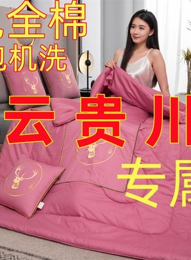 纯棉两用抱枕被子超大号可折叠汽车靠垫沙发办公室午休空调被机洗