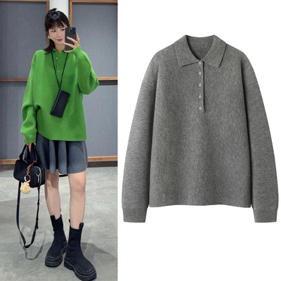 polo领针织衫polo领针织衫