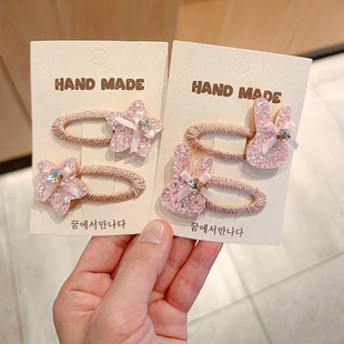 2025新款可爱兔子发饰儿童可爱发夹夹子头饰女童bb夹宝宝刘海发卡